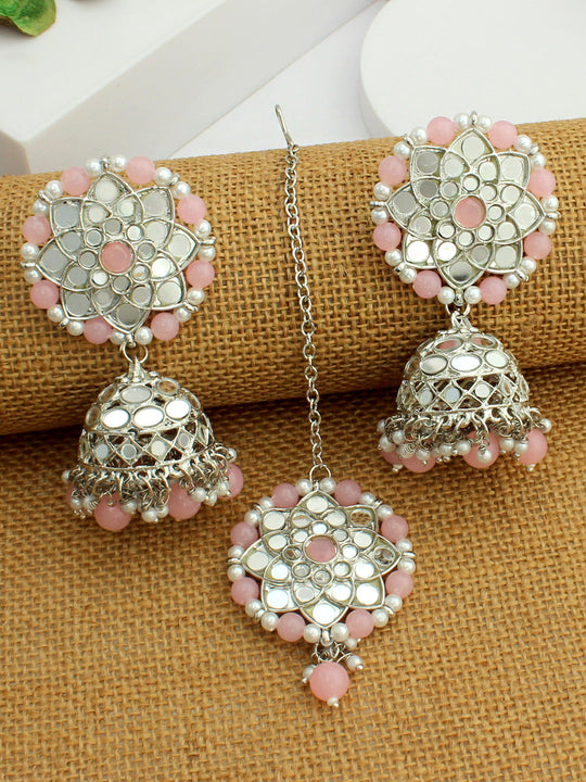 Ziya Mirror Earrings & Tikka