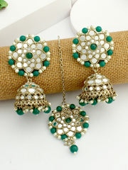 Ziya Mirror Earrings & Tikka