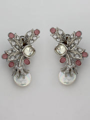 Drisha Earrings-Pastel pink