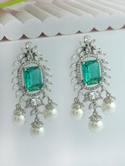 Eliza Earrings-Sea Green