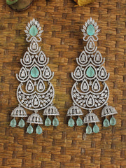 Natasha Earrings-Mint Green