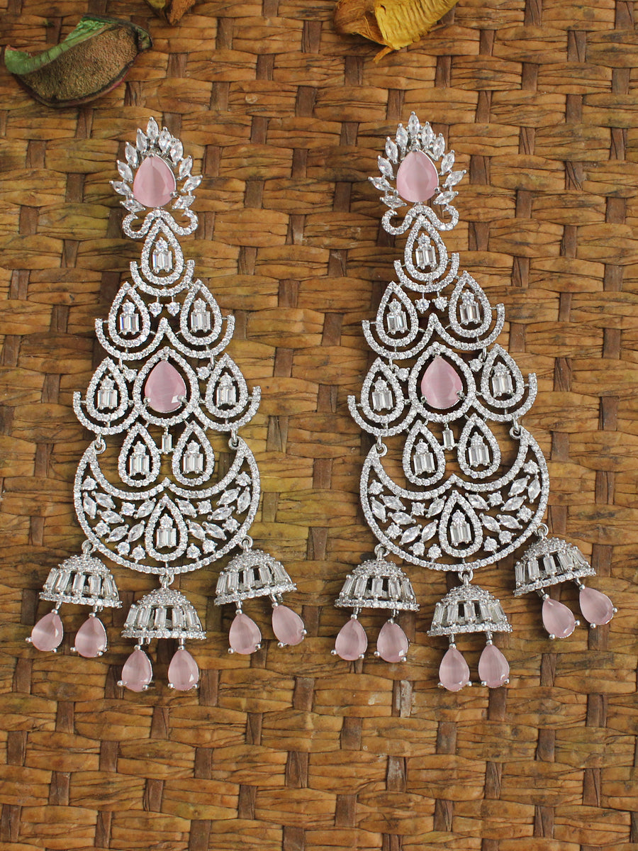 Natasha Earrings-Pastel Pink