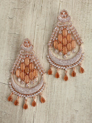 Shayna Earrings-Peach