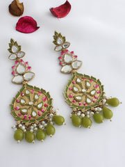 Shivali Earrings-Mehndi Green