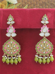 Shivali Earrings-Mehandi Green