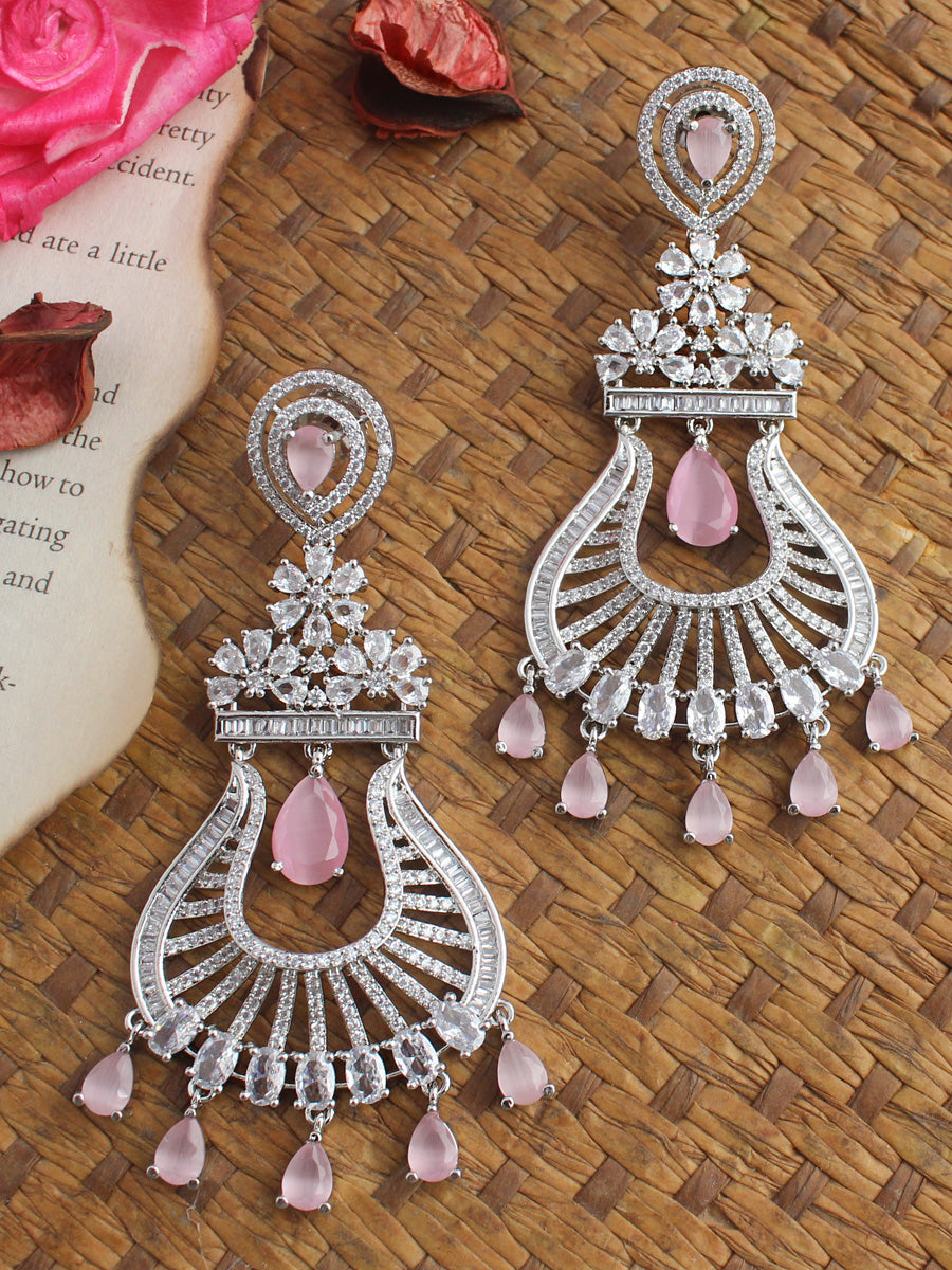 Gracy Earrings-Pink