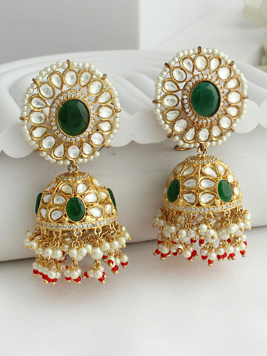 Udaipur Earrings - Green