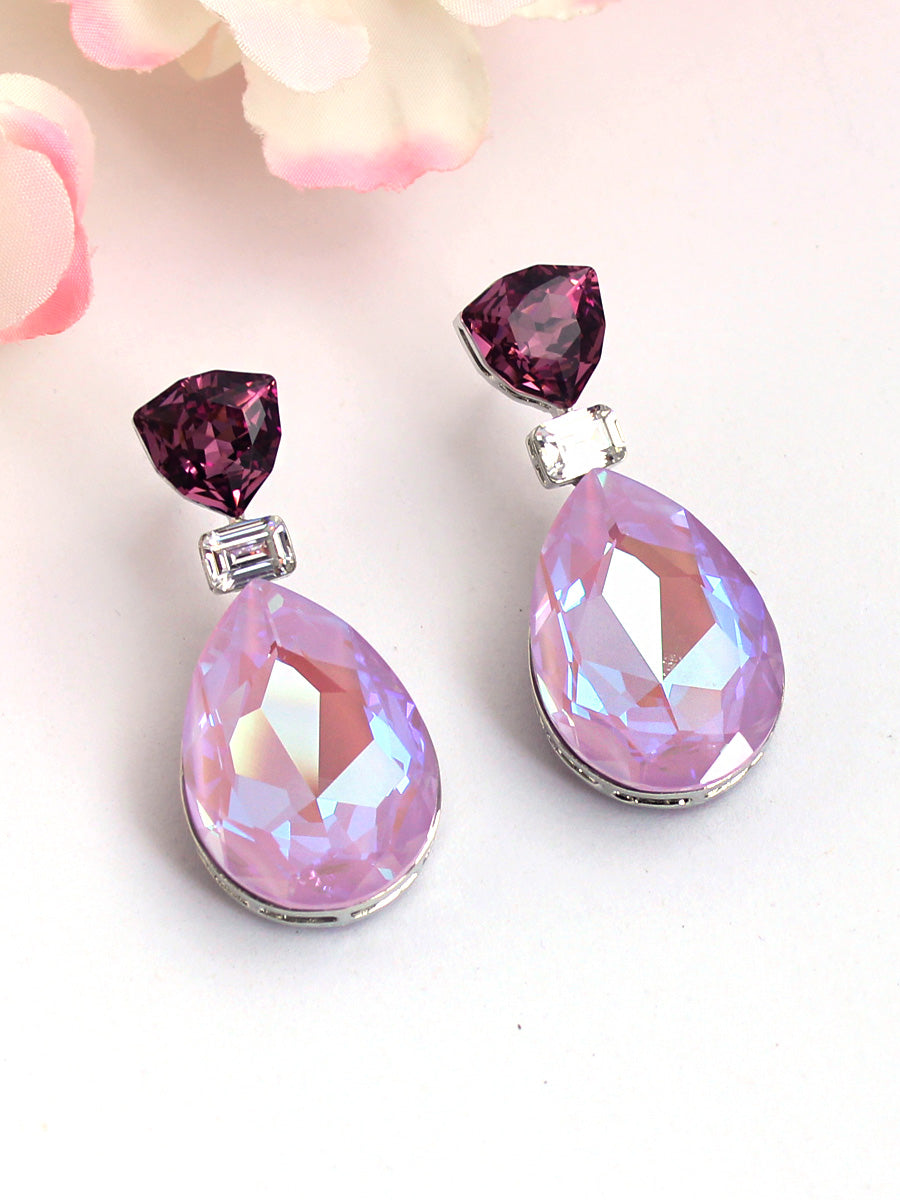 Sophia Earrings-Lavender