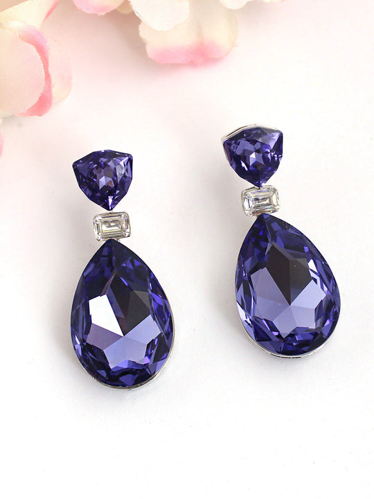 Sophia Earrings-Purple