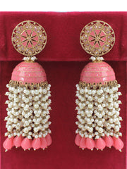 Heena Earrings-Pink