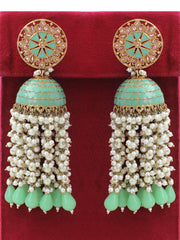 Heena Earrings-Mint Green