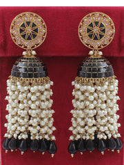 Heena Earrings-Black