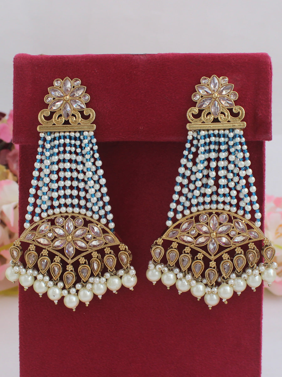 Heena Earrings-Turquoise