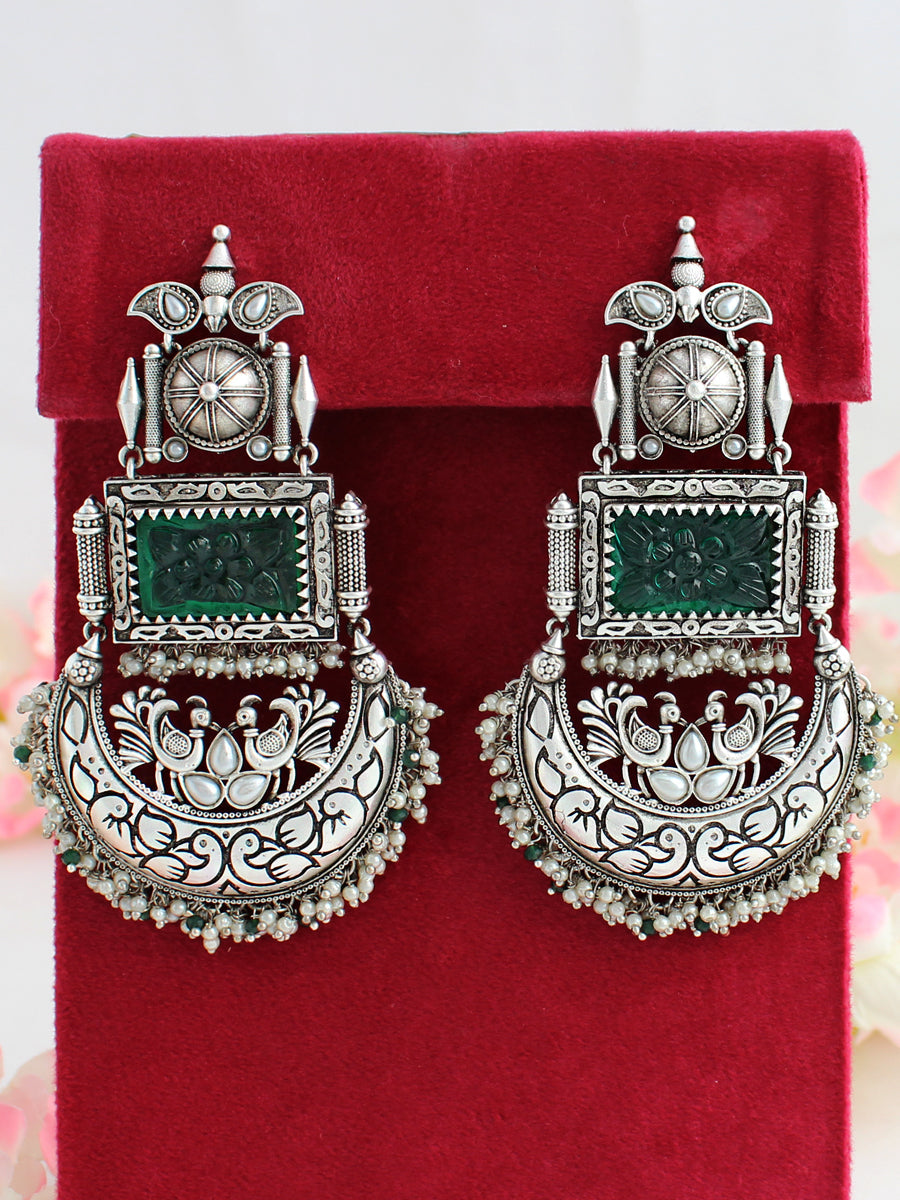 Ashita Earrings-Green