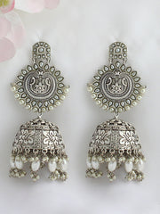 Paridhi Earrings - Silver