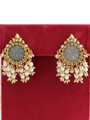 Ditya Earrings-Grey