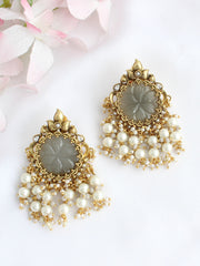 Ditya Earrings - Grey