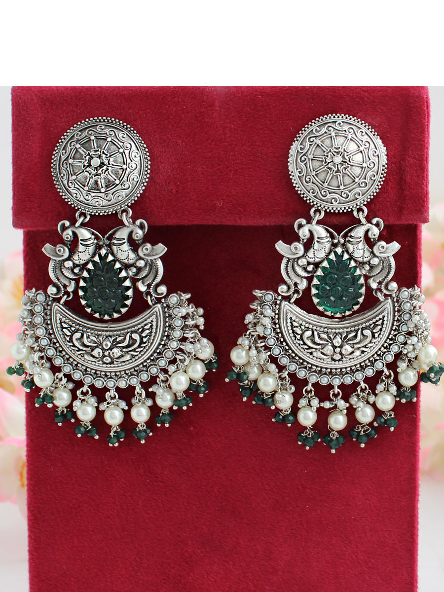 Charvi Earrings-Green