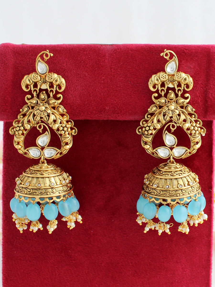 Yamini Earrings-Aqua