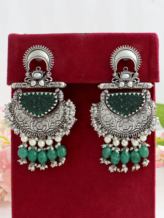 Sabiha Earrings-Green