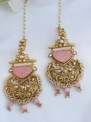 Sania Earrings-Pastel Pink