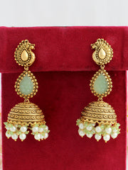 Aneeza Earrings-Mint Green