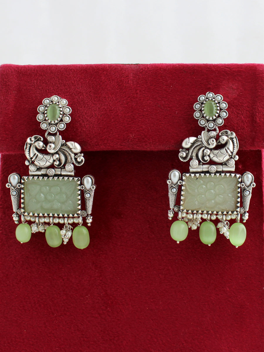 Ritika Earrings-Mint Green