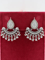 bhavna Earrings-White