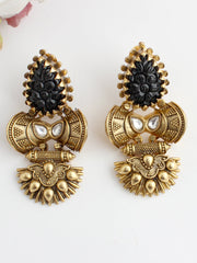 Shipra Earrings-Black