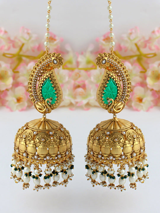 Aishwarya Earrings-Green