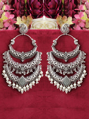 Vishali Earrings-Grey