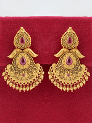 Jyotika Earrings hot pink