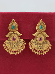 Jyotika Earrings pink green