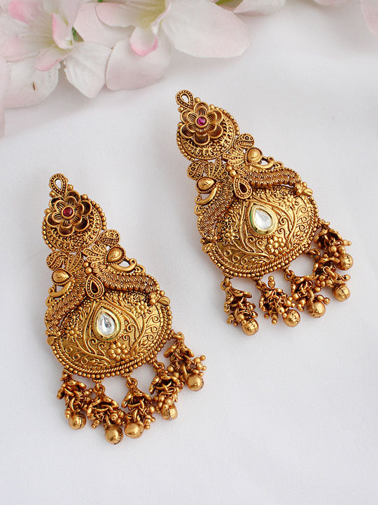 Virali Dangle Earrings - Gold