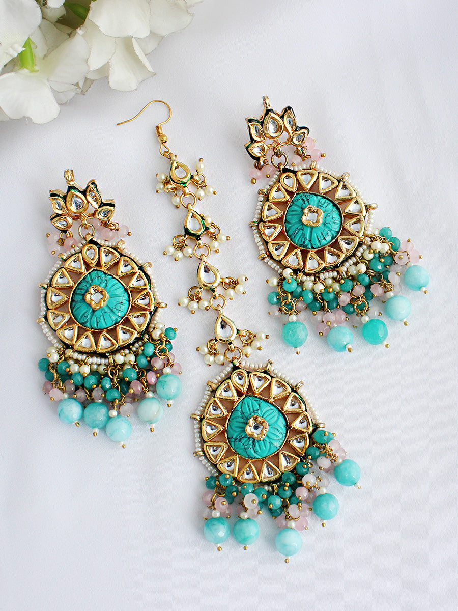 Akshara Earrings & Tikka