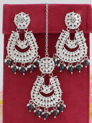 Avika Mirror Earrings & Tikka