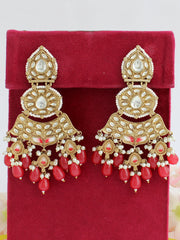 Sanjita Kundan Long Earrings