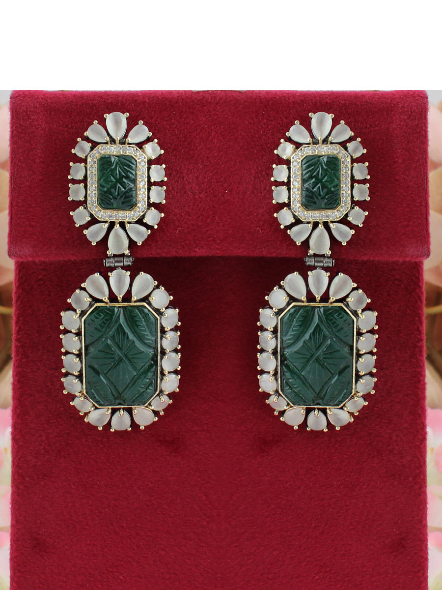 Evanshi Earrings-Green