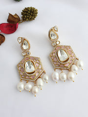 Sikkim Earrings-Pastel Pink