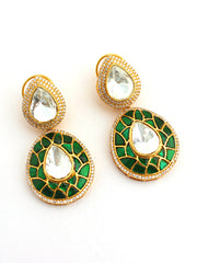 Nabhya Earrings-Green