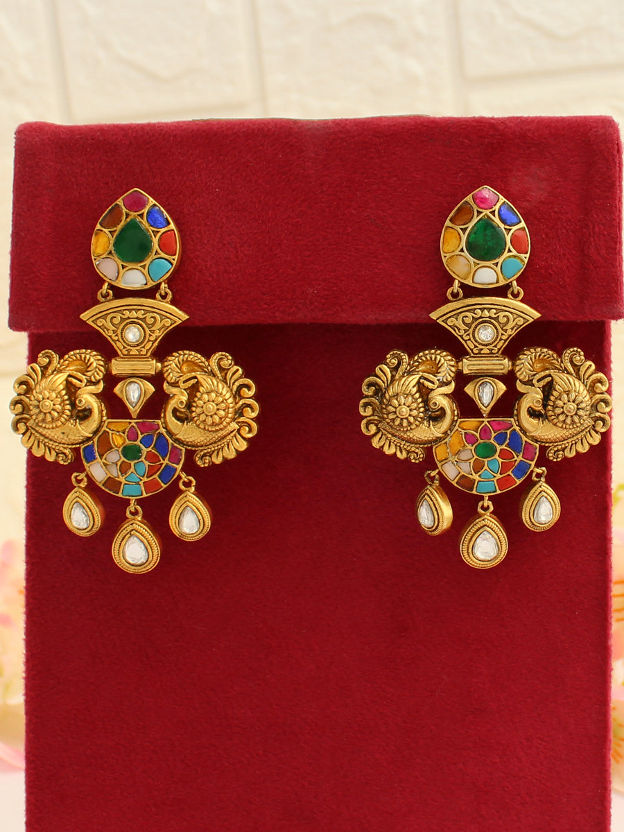 Navdha Earrings-Multicolor