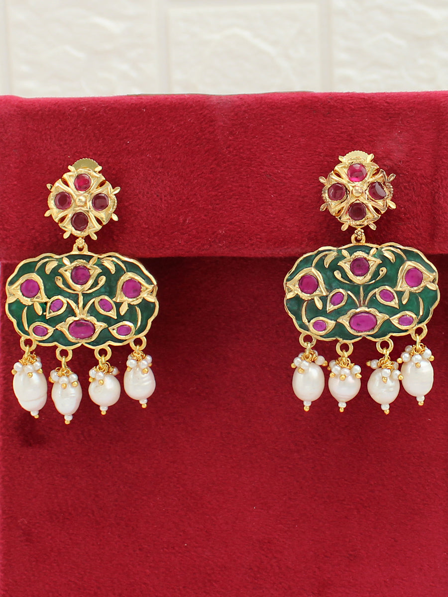 Shefali Earrings-Green