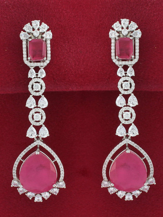 Chicago Earrings-Pink