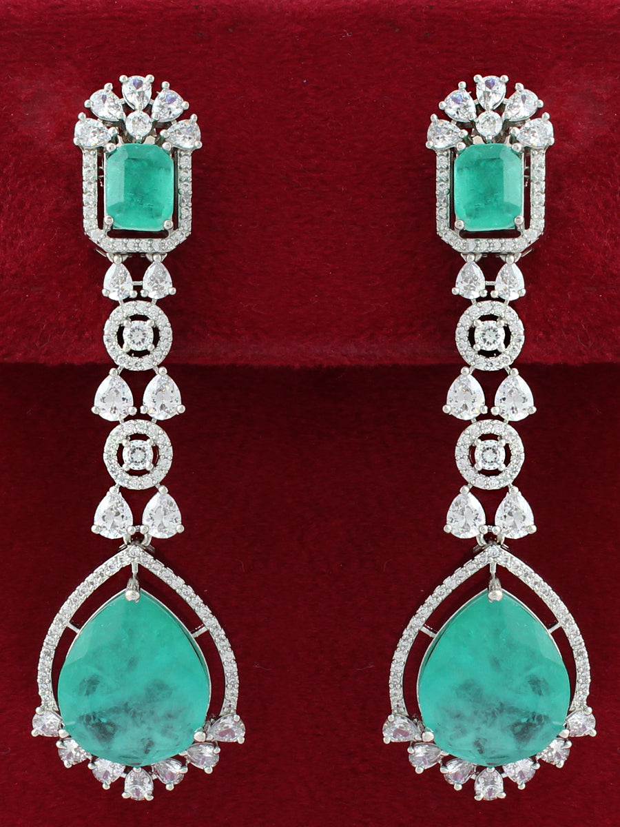 Chicago Earrings-Mint Green