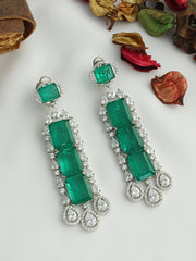 Malaysia Long Earrings - Green