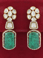 Mihika Earrings-Sage Green