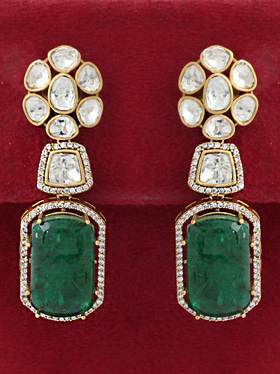 Mihika Earrings-Green