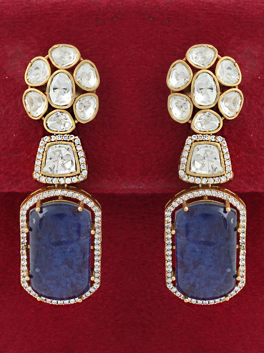 Mihika Earrings-Blue