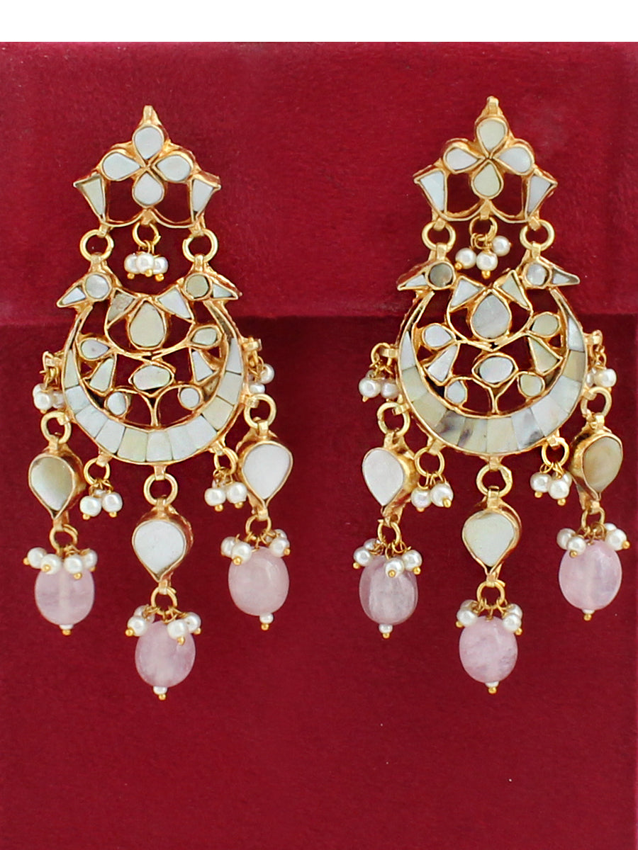 Nancy Earrings-Pastel pink