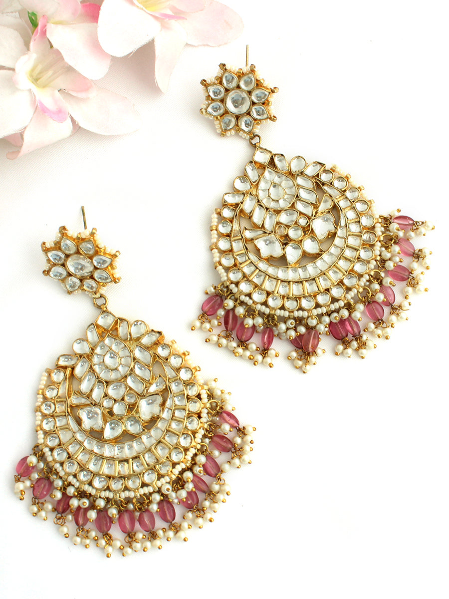 Pratyusha Earrings-Pink